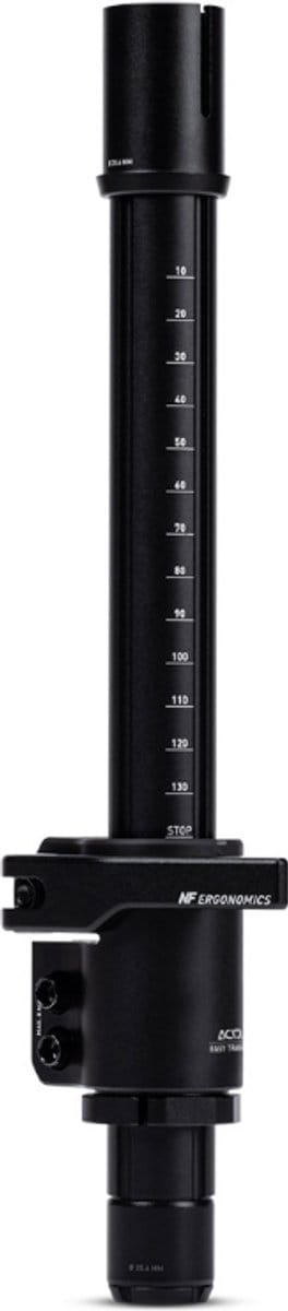 ACID Easy Travel Stuurhoogteverstelling - 140 mm Hoogteverstelling - Max 125 kg - Inclusief Stuurpenadapter - Zwart