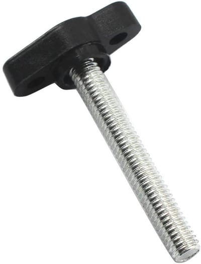 Schroefknoppen T-vormig - 12 Stuks - Hoogwaardig Koolstofstaal - Anticorrosie - Handknop 27 mm - Eenvoudig te installeren - Handgrepen