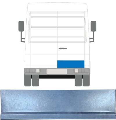Reparatie plaatwerk achterste deuren voor Mercedes Vario 1996- / Links = Rechts