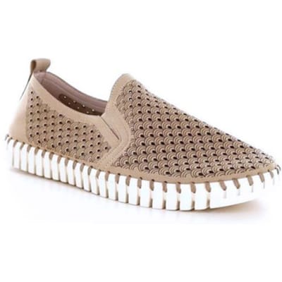 Ilse Jacobsen Flats Tulip140men Latte Size: 41 | Loafers Outlet | Heren | Beige