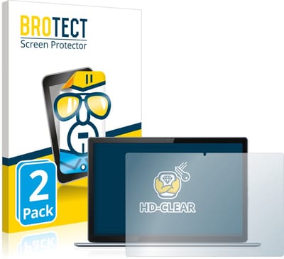BROTECT - Screenprotector voor Lenovo IdeaPad Duet 5i Gen 7 12" - Folie Beschermfolie transparant 2 Stuks