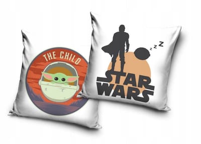 Hoesloper 40x40 Star Wars Baby Yoda Zacht Velvet