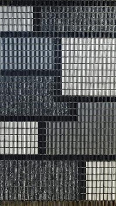 Vliegengordijnenexpert Hulzen - Vliegengordijn - 90x210 cm - Zwart-Wit-Grijs Gevlamd-Zilver