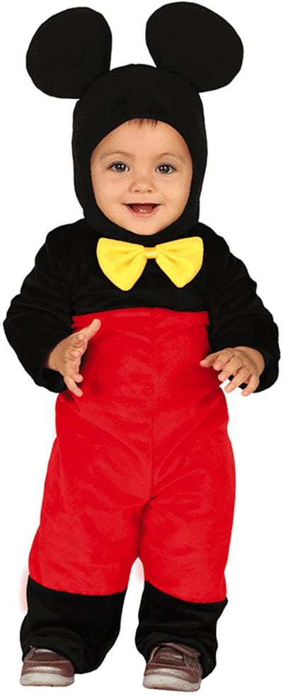 Fiestas Guirca - Jumpsuit Mouse 18-24 maanden - Carnavalskleding - Carnaval - carnavalskleding 2027 - Carnaval kostuum