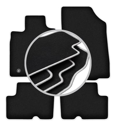 CARLUX-SILVER automatten voor: Dacia Logan stationwagen, sedan (2004-2012)