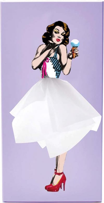 Spextrum Tissue Up Girl - tissuehouder - paars