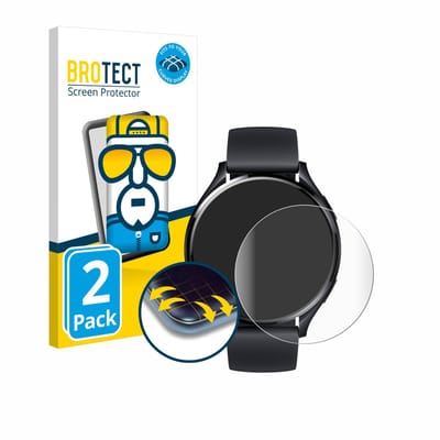 BROTECT - Screenprotector voor Xiaomi Watch 2 - Folie Beschermfolie transparant volledig dekking - 2 Stuks