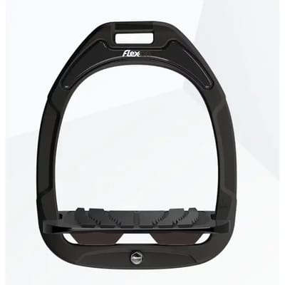 Zwarte/bruine hellende grip beugels Flex-On Green Composite