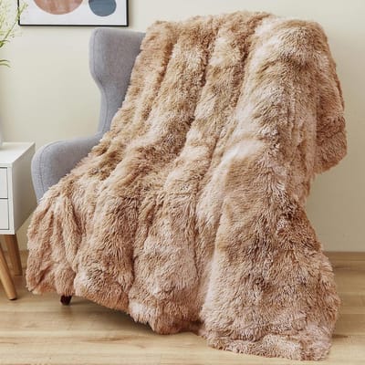 Extra Zachte, Warme Sherpa Plaid voor Bank en Bed - Fleece Kunstbont - 130x160 cm