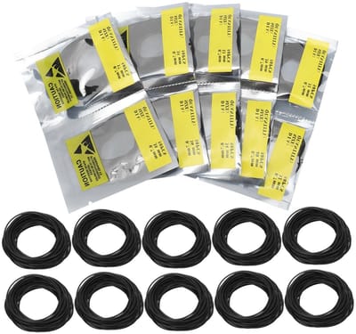 O-Ring Horloge Seals - Rubber Gasket Seals voor Achterkant, Waterdichte Ringen en Accessoires (0.7mm, 500 stuks)