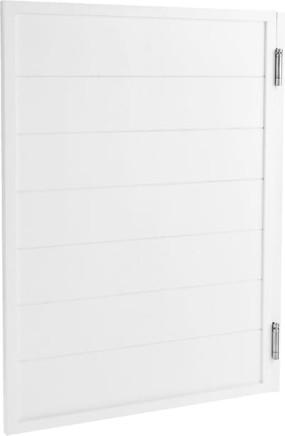 Draaideuren voor cafés, enkele saloondeuren voor binnen 81,3 x 106,7 cm, vierkant ontwerp, vervaardigd uit grenenhout, inclusief scharnieren en bevestigingsmateriaal, eenvoudige installatie, ideaal voor gangen, keukens, bars of pub-ingangen