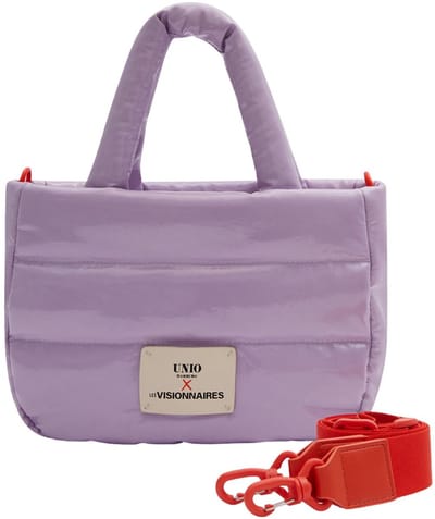 Unio Hamburg x Les Visionnaires handtas schoudertas Lacquer Unio Cortina Lavender paars
