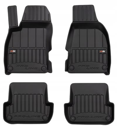 Frogum No.77 - Automatmatten - Geschikt voor Audi RS4 (B7) 2006-2008 - 3D Pasvorm - Hoge Rand 6cm - TPE Rubber