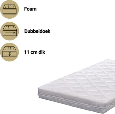 Best Sleep Comfort Superior 80x160 Kleuterbed Matras - kleutermatras