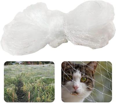 Kattennet Balkon - Veiligheidsnet Kat - Katten Veilig Houden - Kauwbestendig HDPE - Diverse Maten - Transparant