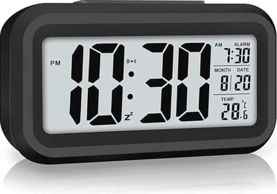 Digitale wekker met temperatuur en sluimerfunctie voor slaapkamer en kantoor