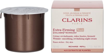 Clarins Night Cream Refill Droge Huid Clarins - Extra-firming Night Cream Refill Droge Huid  - 50 ML