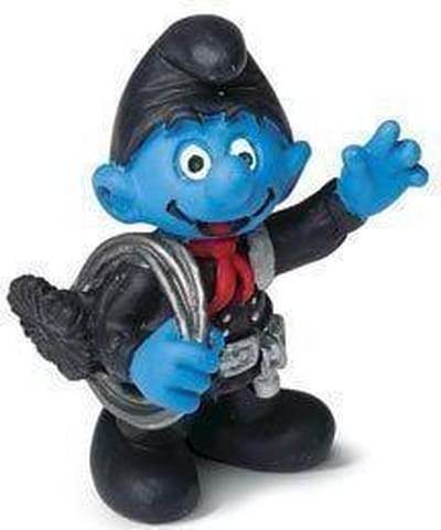 Smurfen: Smurf Schoorsteenveger - De Smurfen - 6 cm