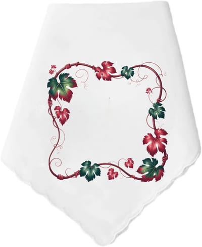 Zakdoek Bruiloft - Huwelijksaccessoire - Vastleggen Geluksmomenten - Gepersonaliseerd Aandenken - 28x28 cm - Wit