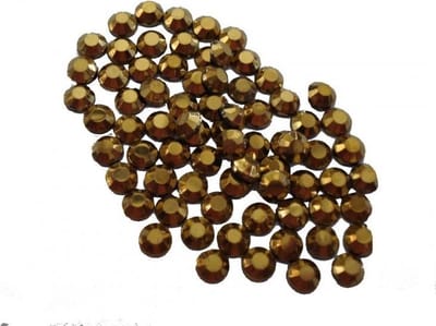 Strass steentjes DMC 5 A Hotfix Gold SS12
