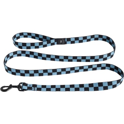 HAY Dogs Flat hondenriem - check blue/black