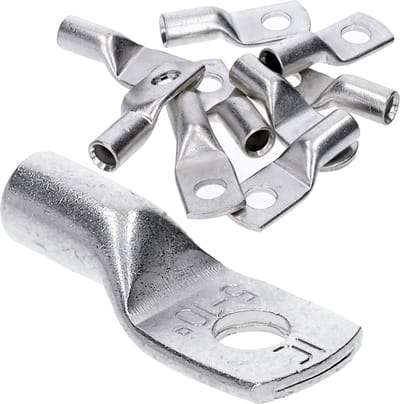 10 stuks Kalitec HR10-5 standaard buiskabelschoenen 10 mm² M5 I zonder kijkgat I Made in Germany