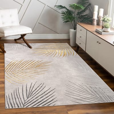 Paco Home Vloerkleed Woonkamer Laagpolig Patroon Bloemen Regenboog Patroon Geometrisch 80x150 cm