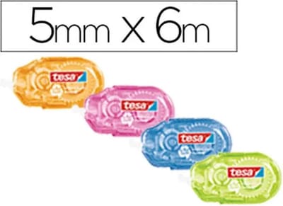 Correctietape tesa eco mini 5mmx6m doos à 16st | 16 stuks