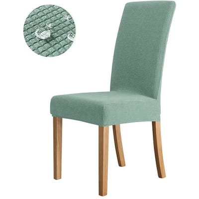 Waterdichte stoelhoes voor eetkamer keuken elasticiteit jacquard spandex stretch luxe stoelhoes zitkussen bruiloft hotel 1pcs chair cover