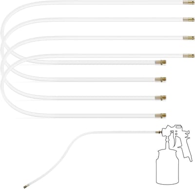Spuitpistool Verlenger - Flexibele Slang - Ondercoating Aanbrengen - Moeilijke Plekken Bereiken - 53 Cm Lengte - Zwart