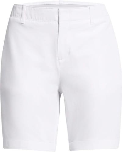 Under Armour Golf Drive 7in Vrouwen Shorts Wit 6 Vrouw