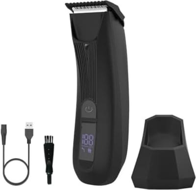 Bodygroomer Mannen - Body trimmer Heren - Body Shaver Mannen - Lichaam Groomer - Zwart - Werkt op batterijen