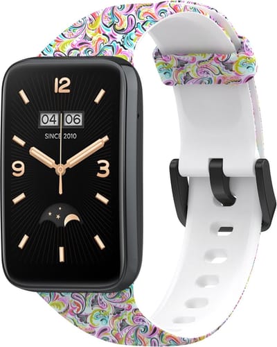 By Qubix - Siliconen bandje met print - Sierlijk design - Geschikt voor Xiaomi Smart Band 7 Pro / Mi Band 7 Pro bandje