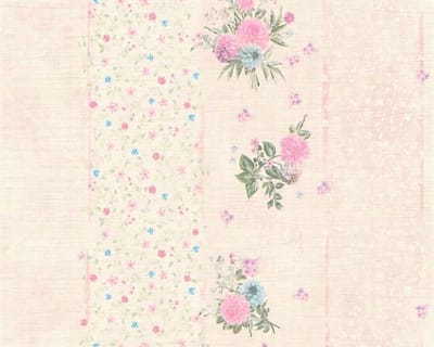 ROMANTISCHE BLOEMEN BEHANG - Meerkleurig Roze - AS Creation DJOOZ 2