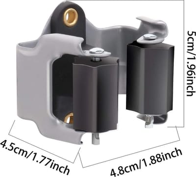 3-H Bezemhouder - Gereedschap houder - Bezem ophangsysteem Multi Wand Houder - Ophangsysteem tuingereedschap voor Closet Keuken Tuin Garage Badkamer Kantoor(25pc)
