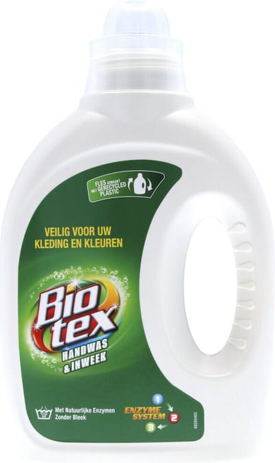 Biotex Vloeibaar Wasmiddel Handwas & Inweek - 5 x 750 ml - Voordeelverpakking