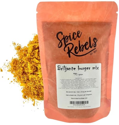 Spice Rebels - Briljante burger mix - zak 190 gram - hamburger kruiden