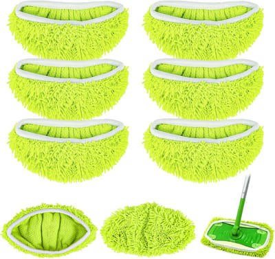 Droge en vochtige vloerdoeken voor Swiffer Sweepers - Herbruikbare microvezelpads voor harde en houten vloeren