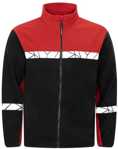ProJob 7300 FLEECE 647300 - Zwart/Rood - XS