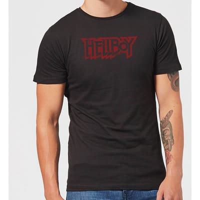 Hellboy Logo Men's T-Shirt - Black - 5XL