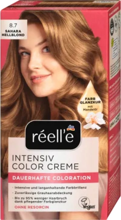 Réell'e Haarkleur 8.7 Sahara Lichtblond 1 st - Haarverf