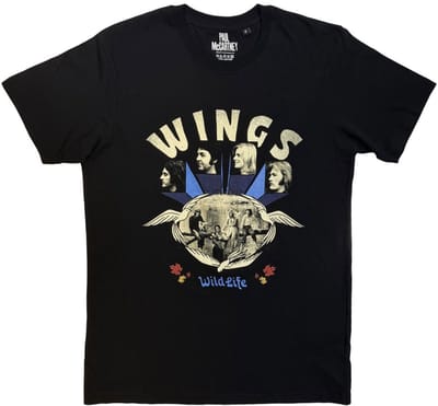 Paul McCartney - Wildlife Heren Tshirt - L - Zwart