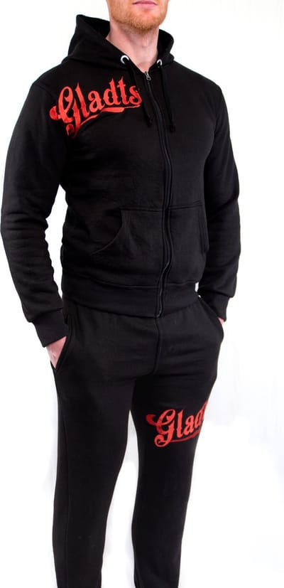 Gladts Joggingpak - Trainingspak volwassenen maat L - Trainingspak heren - Joggingbroek heren - Joggingpak heren - Huispak heren - Huispak heren volwassenen - Joggingpak heren volwassenen - Joggingpak jongens