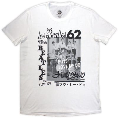 The Beatles - 1962 Heren T-shirt - S - Wit