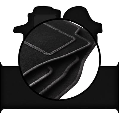 Complete set veloursmatten voor: Mercedes Vito W447 bestelbus (2014-)