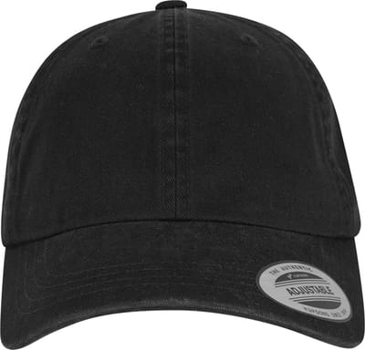 Flexfit - Low Profile Garment Washed Snapback Pet - Zwart