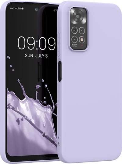 kwmobile telefoonhoesje geschikt voor Xiaomi Redmi Note 11 / Note 11S - Hoesje voor smartphone - Back cover in lavendel