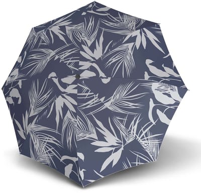 Knirps paraplu T.200 Medium Duomatic With UV Protection Botany Sea donkerblauw