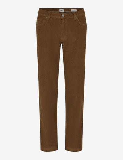 Brax Heren Jeans  Style CLINT CAPPUCINO, bruin, maat 33/32