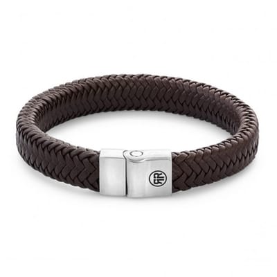 Rebel and Rose RR-M0022-S - Full Metal Herringbone - Armband-Maat L